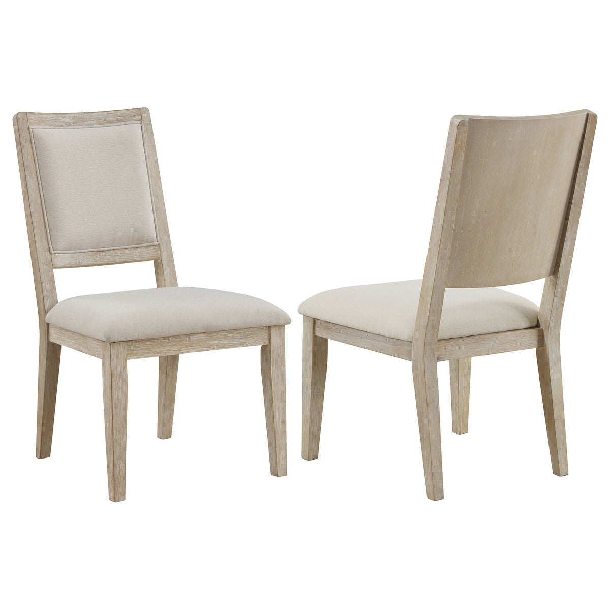 Trofello 60" Round Pedestal Dining Table & Set - Set of 2 Side Chairs