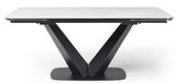 9189 Extendable Ceramic Top Dining Table & Chair Sets