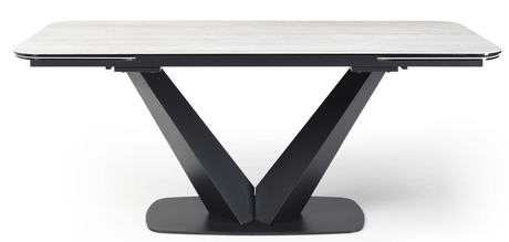 9189 Extendable Ceramic Top Dining Table & Chair Sets