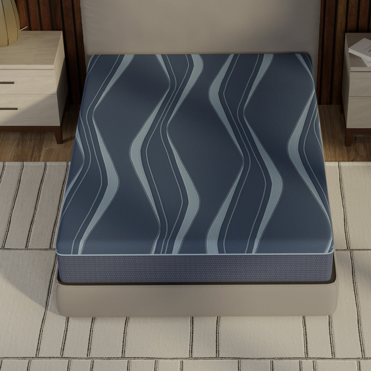 12” ActiveAlign Reactive Copper Zoned Medium Mattress - South Bay