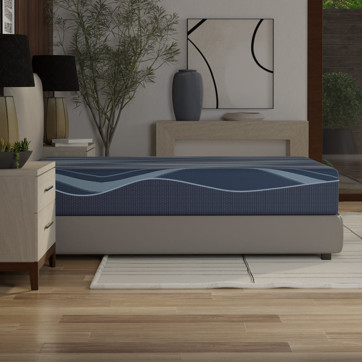 12” ActiveAlign Reactive Copper Zoned Medium Mattress - South Bay