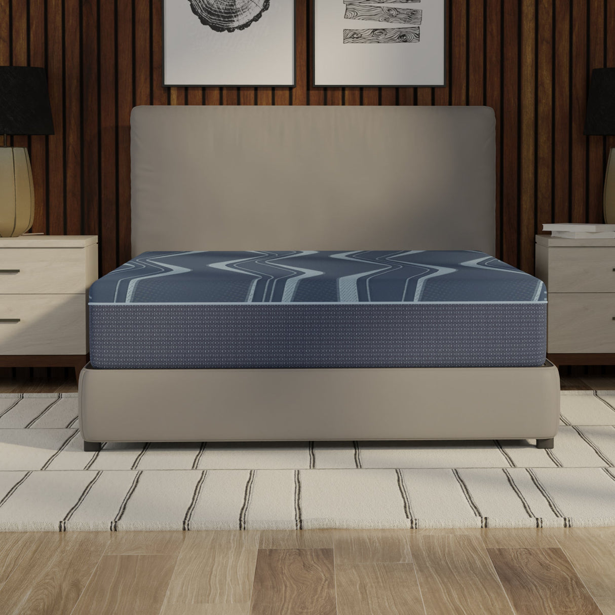 12” ActiveAlign Reactive Copper Zoned Medium Mattress - South Bay