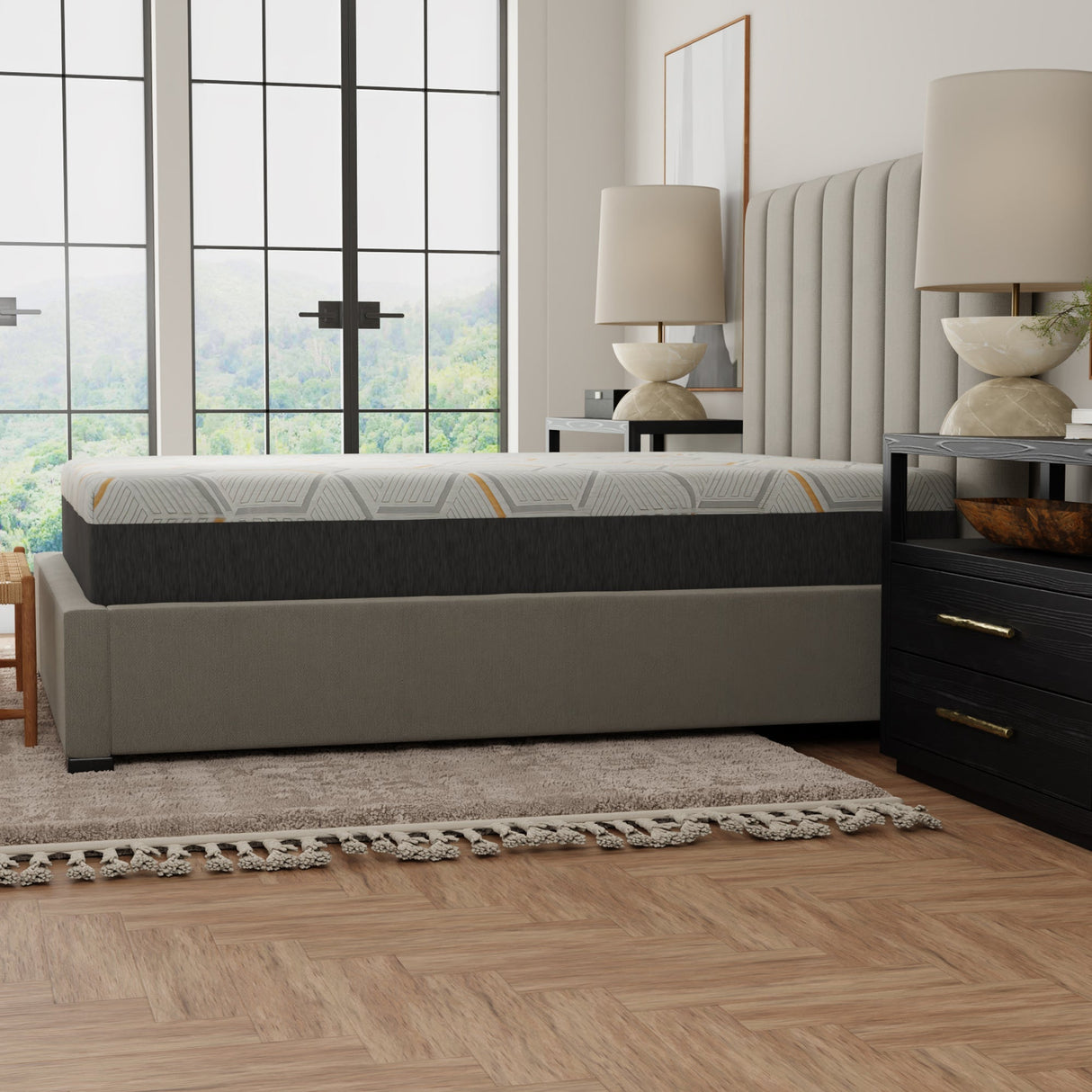 12-Inch Copper Gel Infused Memory Foam Mattress - Medium Comfort