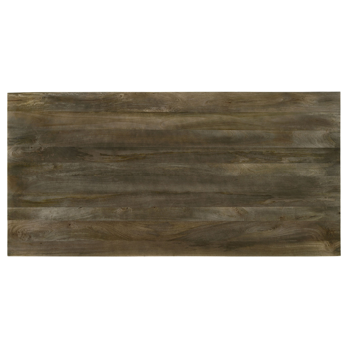 Tyler 80" Solid Mango Wood Dining Table & Chevron Sideboard - V-Shaped Base in Mango Brown – view 7