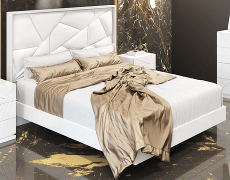 Avanty Modern White Bedroom Collection by Franco