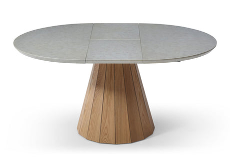 9493 Round Extendable Pedestal Dining Table & Chair Sets