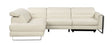 Eminence Full Leather Sectional with Recliner by Nicoletti Sofas