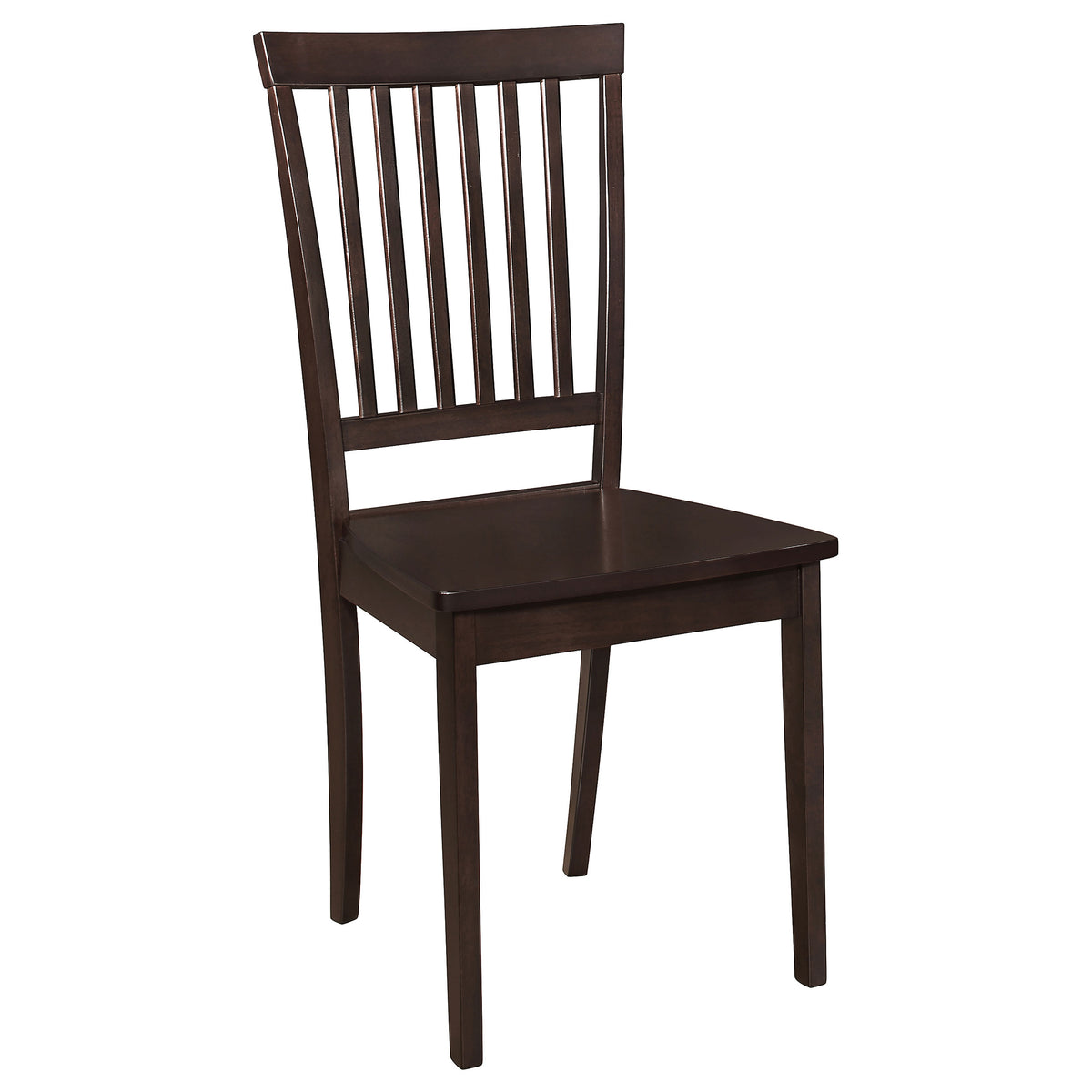 Gomez 5-Piece Dining Set - 47" Rectangular Table & 4 Slat-Back Chairs in Cappuccino – view 4