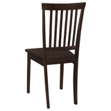 Gomez 5-Piece Dining Set - 47" Rectangular Table & 4 Slat-Back Chairs in Cappuccino – view 5