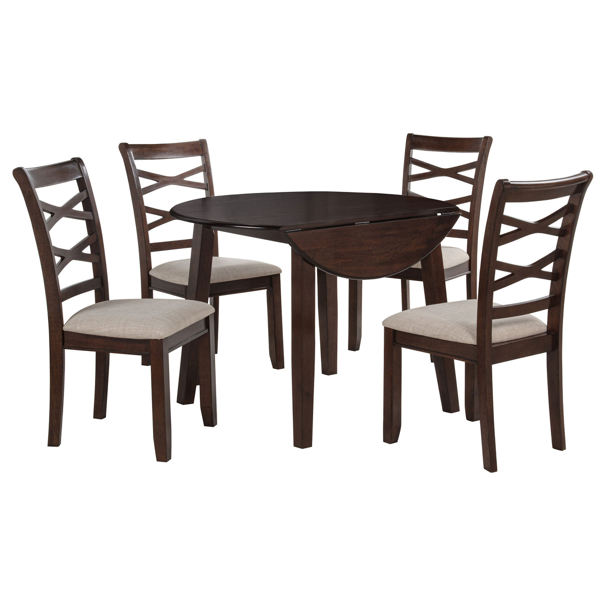 Barton 5-Piece Round Dining Set - 