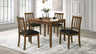 Parkwood 5-Piece Square Dining Set - Honey Brown