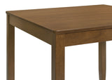 Parkwood 5-Piece Square Dining Set - Compact Table & 4 Slat-Back Chairs in Honey Brown or Charcoal – view 7