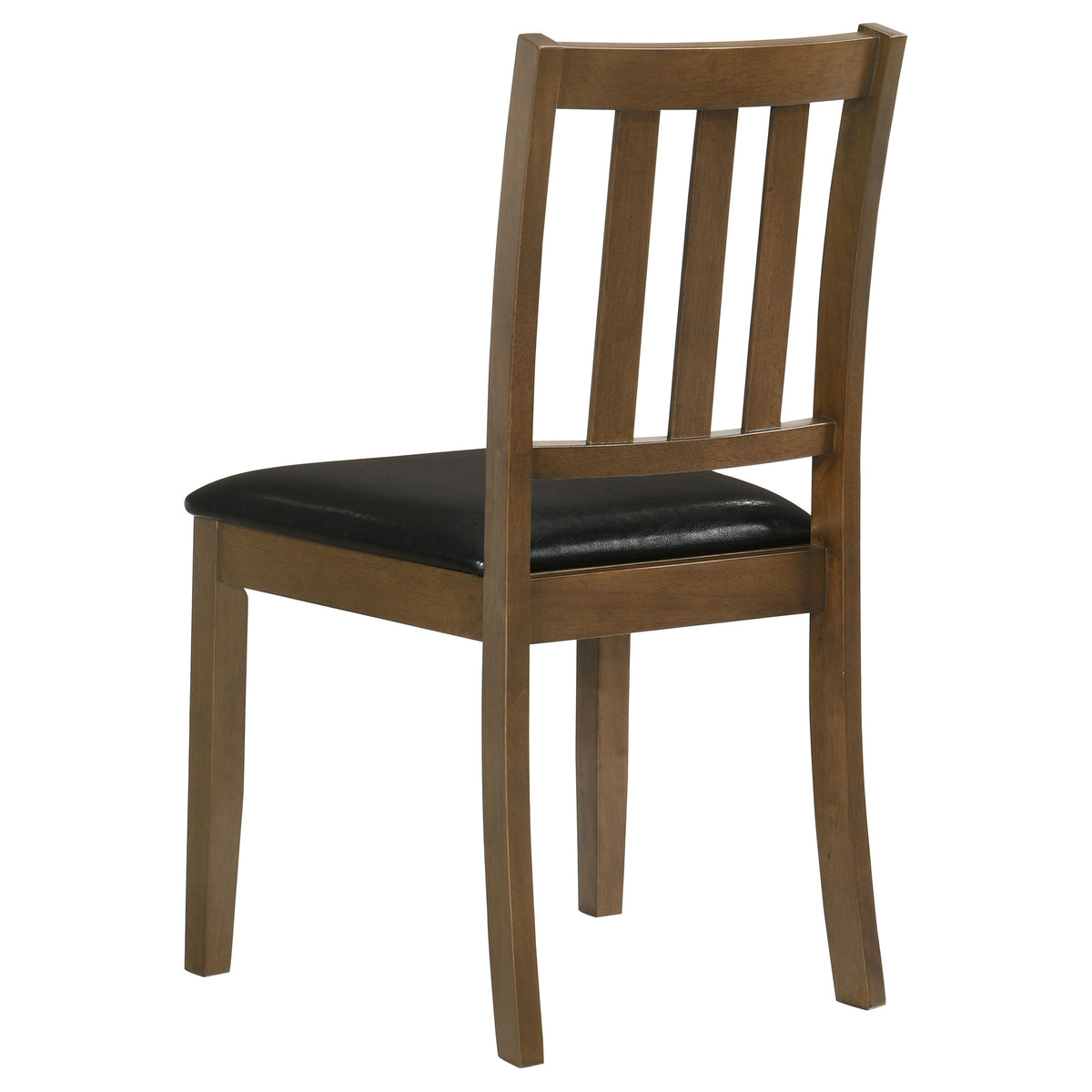 Parkwood 5-Piece Square Dining Set - Compact Table & 4 Slat-Back Chairs in Honey Brown or Charcoal – view 10