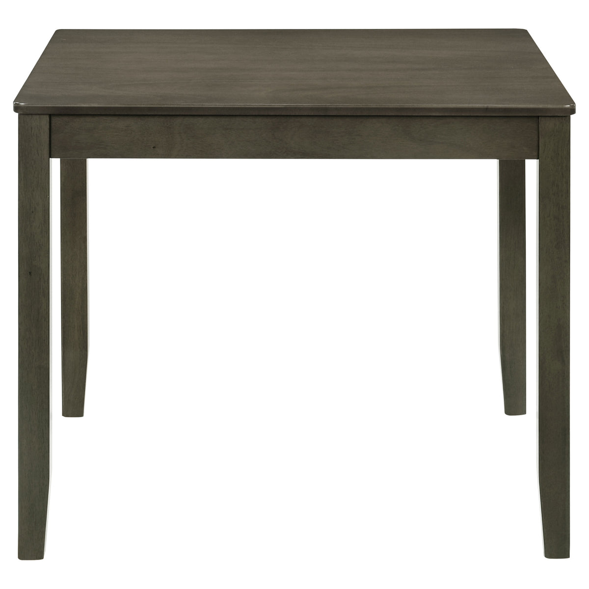 Parkwood 5-Piece Square Dining Set - Compact Table & 4 Slat-Back Chairs in Honey Brown or Charcoal – view 17
