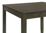 Parkwood 5-Piece Square Dining Set - Compact Table & 4 Slat-Back Chairs in Honey Brown or Charcoal – view 19