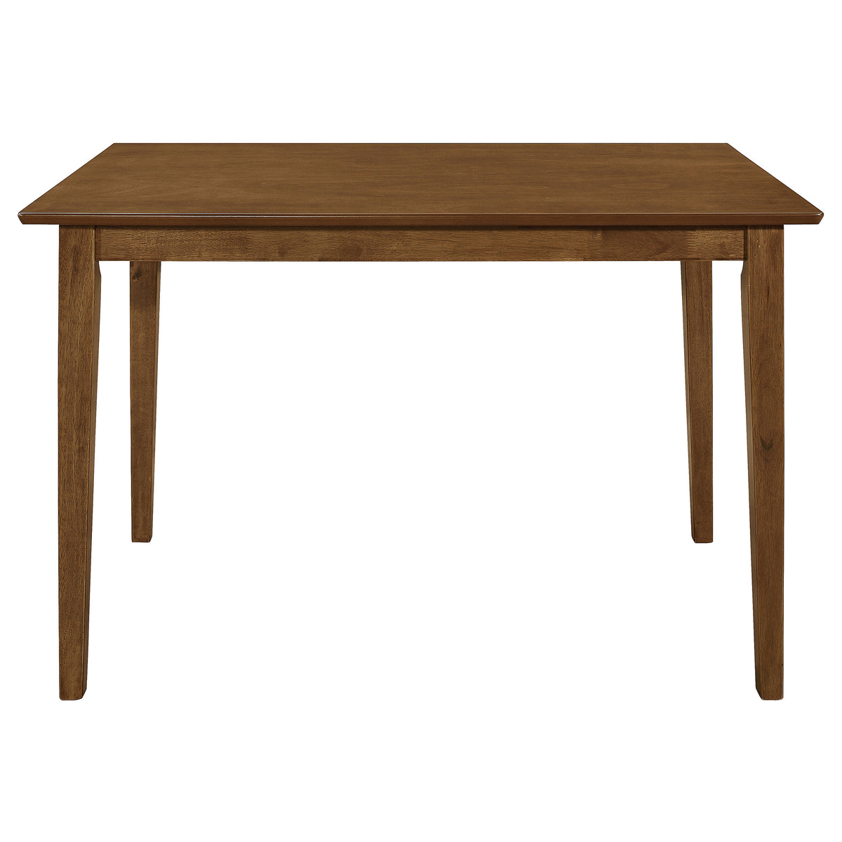 Robles 5-Piece Dining Set - Chestnut Table & 4 Mission Slat-Back Chairs with Beige Seats – view 5