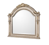 Evelyn Champagne Bedroom 5 Pc Set with Tufted Bed, Dresser, Mirror & Chest