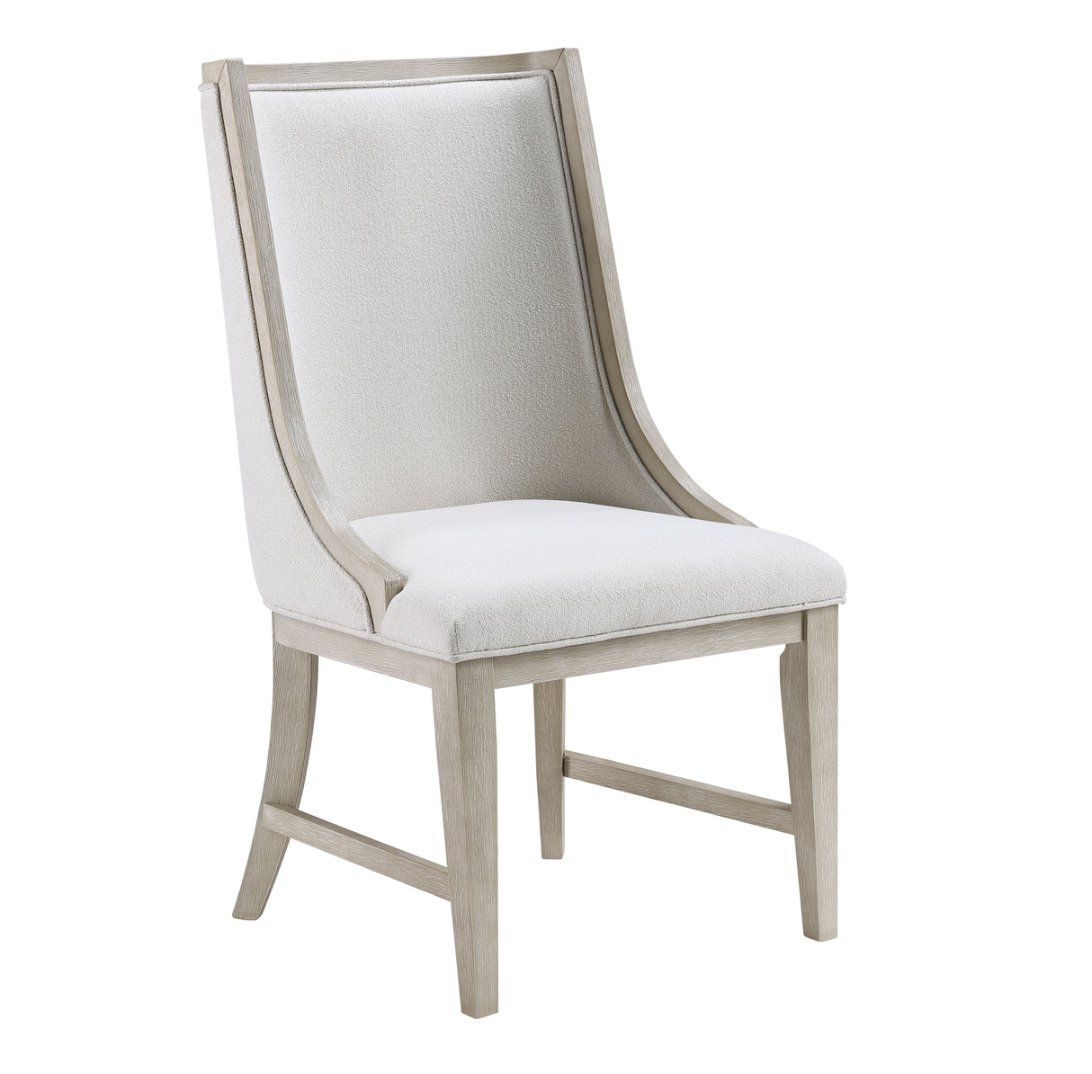 Celine 7-Piece Modern Wood Dining Set - Includes Table, 2 Arm Chairs and 4 Side Chairs