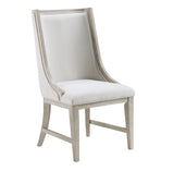 Celine 7-Piece Modern Wood Dining Set - Includes Table, 2 Arm Chairs and 4 Side Chairs