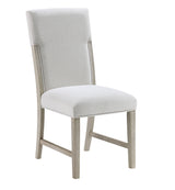 Celine 7-Piece Modern Wood Dining Set - Includes Table, 2 Arm Chairs and 4 Side Chairs