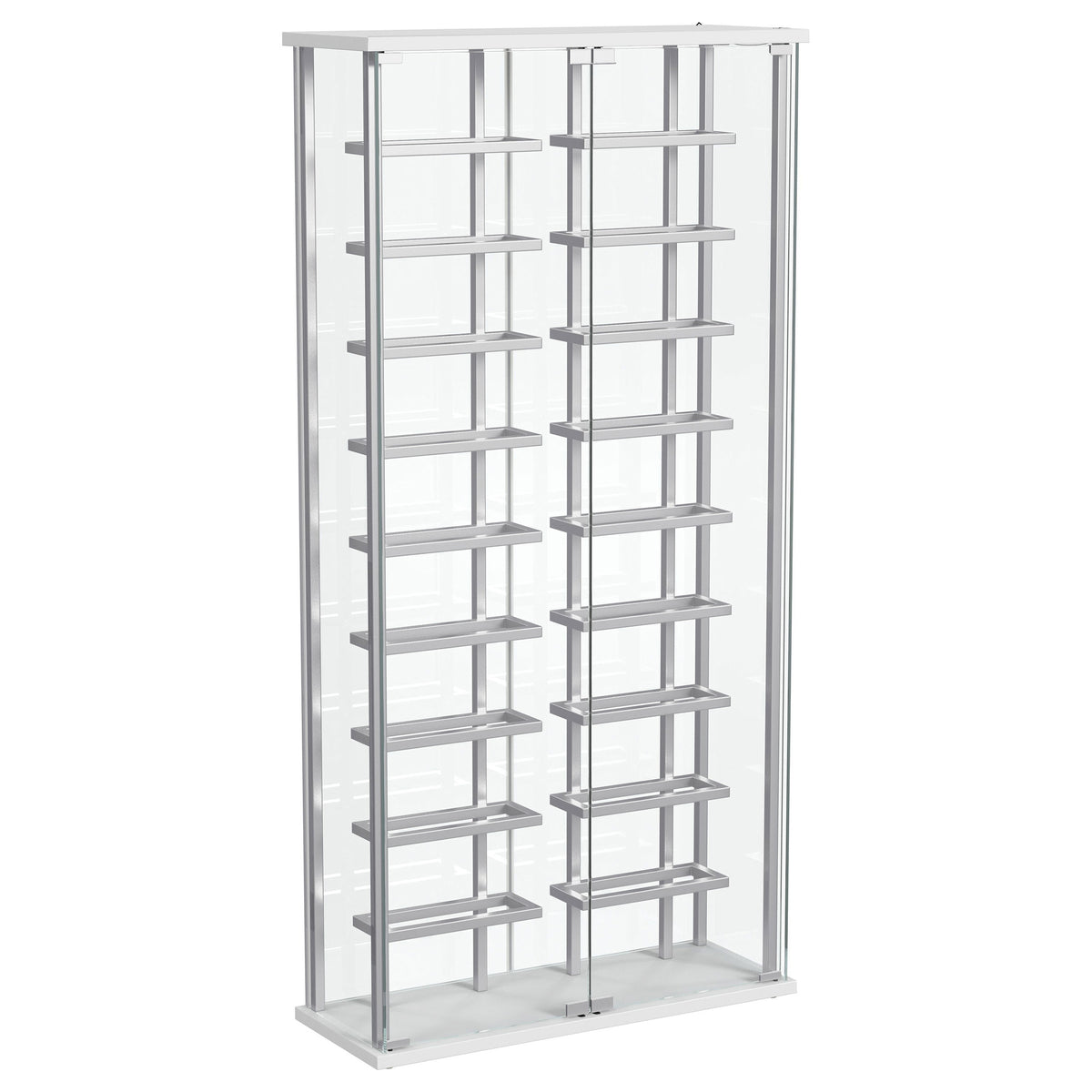 Montara Glass Wine Cabinet with LED Lighting