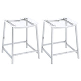 Jovani Backless Acrylic Counter Stools (Set of 2) - Set of 2 Counter Stools