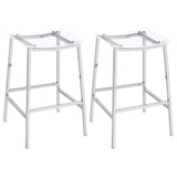 Jovani Backless Acrylic Bar Stools, Set of 2