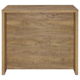 Topanga 47" Freestanding Home Bar - Mango Finish with 12-Bottle Wine Grid & Stemware Racks – view 5