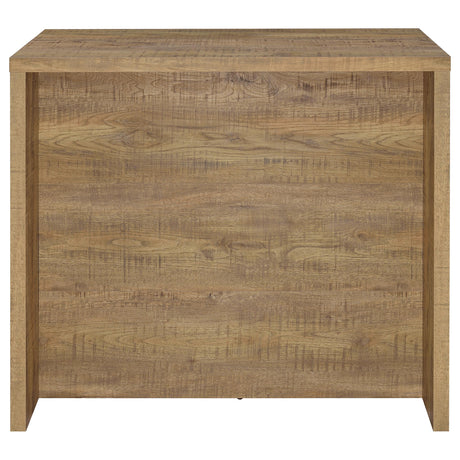 Topanga 47" Freestanding Home Bar - Mango Finish with 12-Bottle Wine Grid & Stemware Racks – view 5