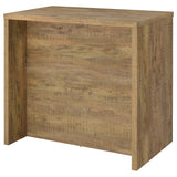Topanga 47" Freestanding Home Bar - Mango Finish with 12-Bottle Wine Grid & Stemware Racks – view 6