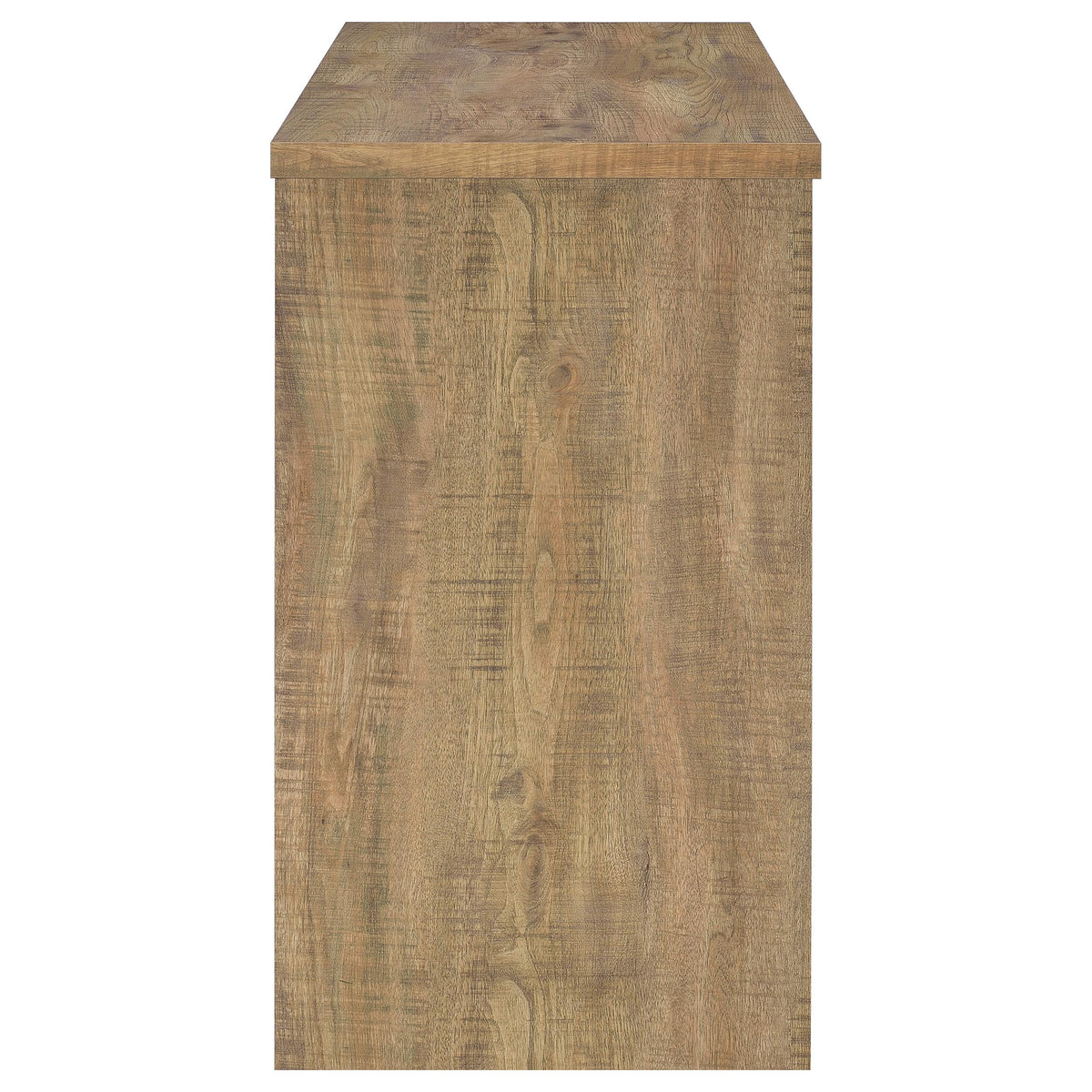 Topanga 47" Freestanding Home Bar - Mango Finish with 12-Bottle Wine Grid & Stemware Racks – view 7