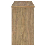 Topanga 47" Freestanding Home Bar - Mango Finish with 12-Bottle Wine Grid & Stemware Racks – view 7