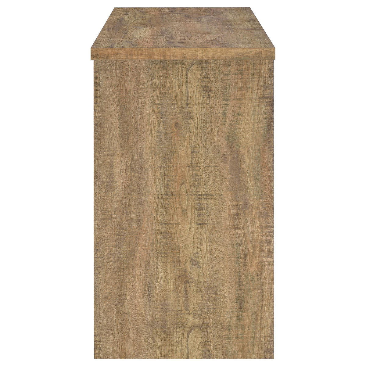 Topanga 47" Freestanding Home Bar - Mango Finish with 12-Bottle Wine Grid & Stemware Racks – view 9
