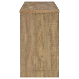 Topanga 47" Freestanding Home Bar - Mango Finish with 12-Bottle Wine Grid & Stemware Racks – view 9