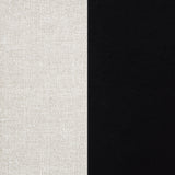 Chadwick High-Back Bar Chairs, Set of 2 - Beige Linen with Black Metal Legs & Gold Accents – view 12