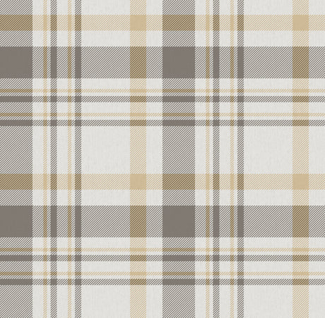 Galerie Spring Blossom Plaid Wallpaper