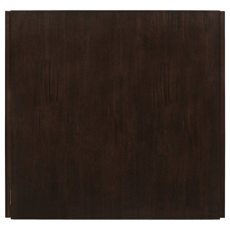 Kelso Drop-Leaf Dining Table & 3-Piece Set - Lattice-Back Chairs, Cappuccino Finish with Beige Seats – view 20