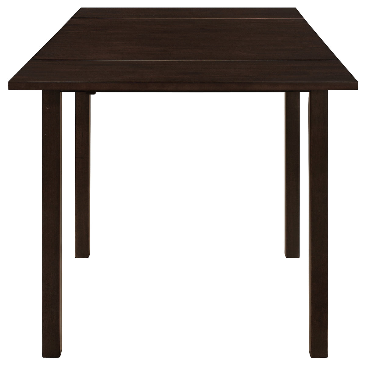 Kelso Drop-Leaf Dining Table & 3-Piece Set - Lattice-Back Chairs, Cappuccino Finish with Beige Seats – view 8