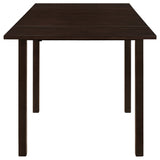 Kelso Drop-Leaf Dining Table & 3-Piece Set - Lattice-Back Chairs, Cappuccino Finish with Beige Seats – view 8
