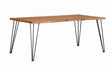 Sherman 71" Live Edge Acacia Dining Table & 60" Bench - 71" Dining Table