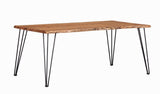 Sherman 71" Live Edge Acacia Dining Table & 60" Bench - 71" Dining Table