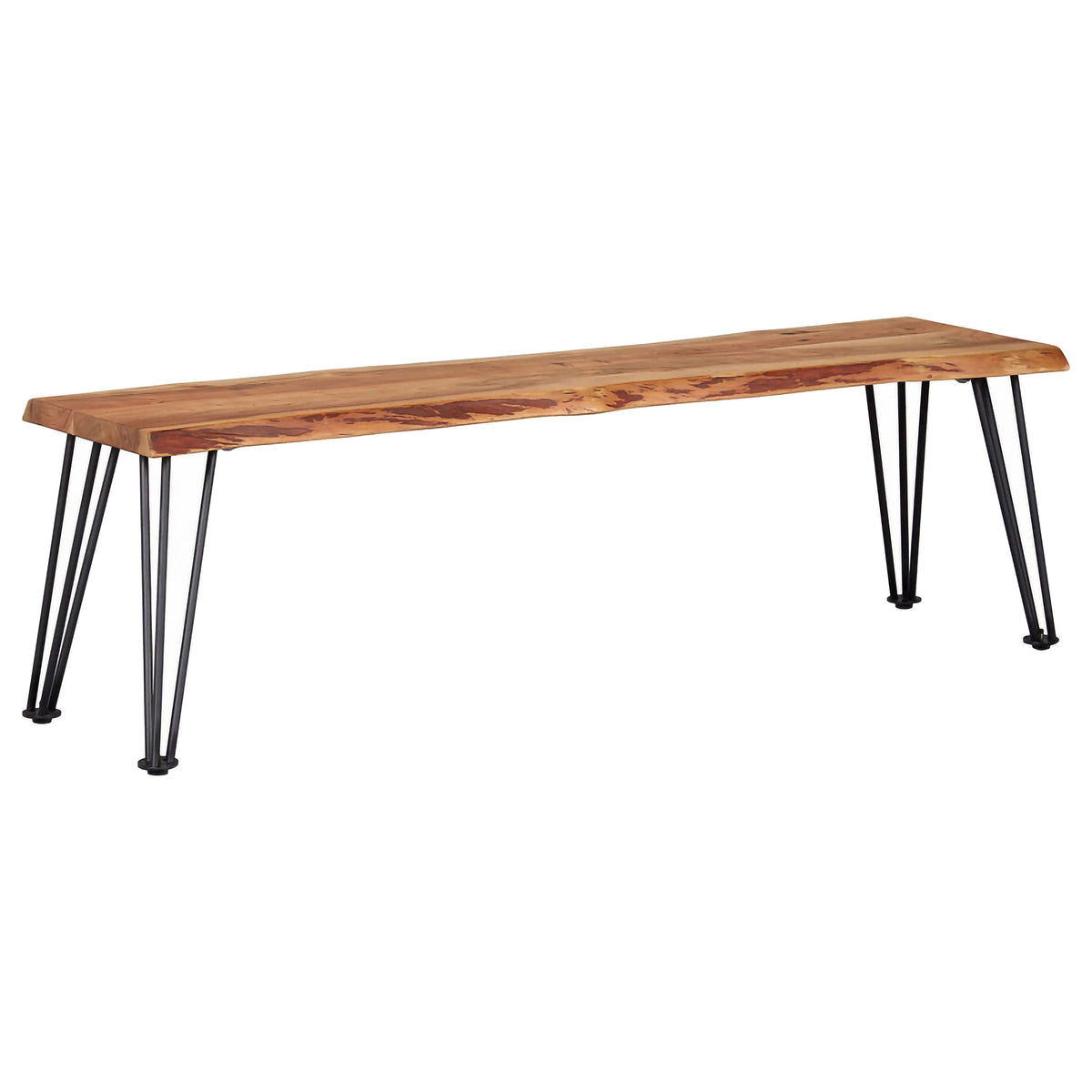 Sherman 71" Live Edge Acacia Dining Table & 60" Bench - 60" Dining Bench