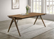 Randolph 79" Rectangular Dining Table & Sets - Sheesham-Look Smart Top with Butterscotch Turtle-Back Chairs – view 1