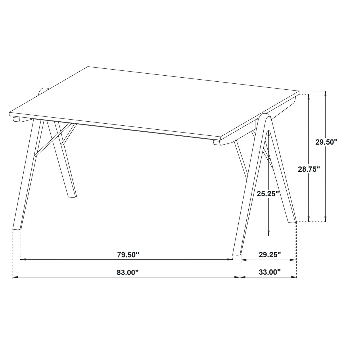 Randolph 79" Rectangular Dining Table & Sets - Sheesham-Look Smart Top with Butterscotch Turtle-Back Chairs – view 14