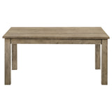 Cardova 87" Solid Wood Extension Dining Table & Sets - Rustic Vineyard Oak with Ladder-Back Chairs & Bench – view 10
