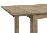 Cardova 87" Solid Wood Extension Dining Table & Sets - Rustic Vineyard Oak with Ladder-Back Chairs & Bench – view 13