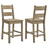 Cardova Square Counter Height Dining Table & Set - Set of 2 Counter Chairs
