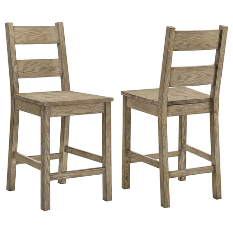 Cardova Square Counter Height Dining Table & Set - Set of 2 Counter Chairs