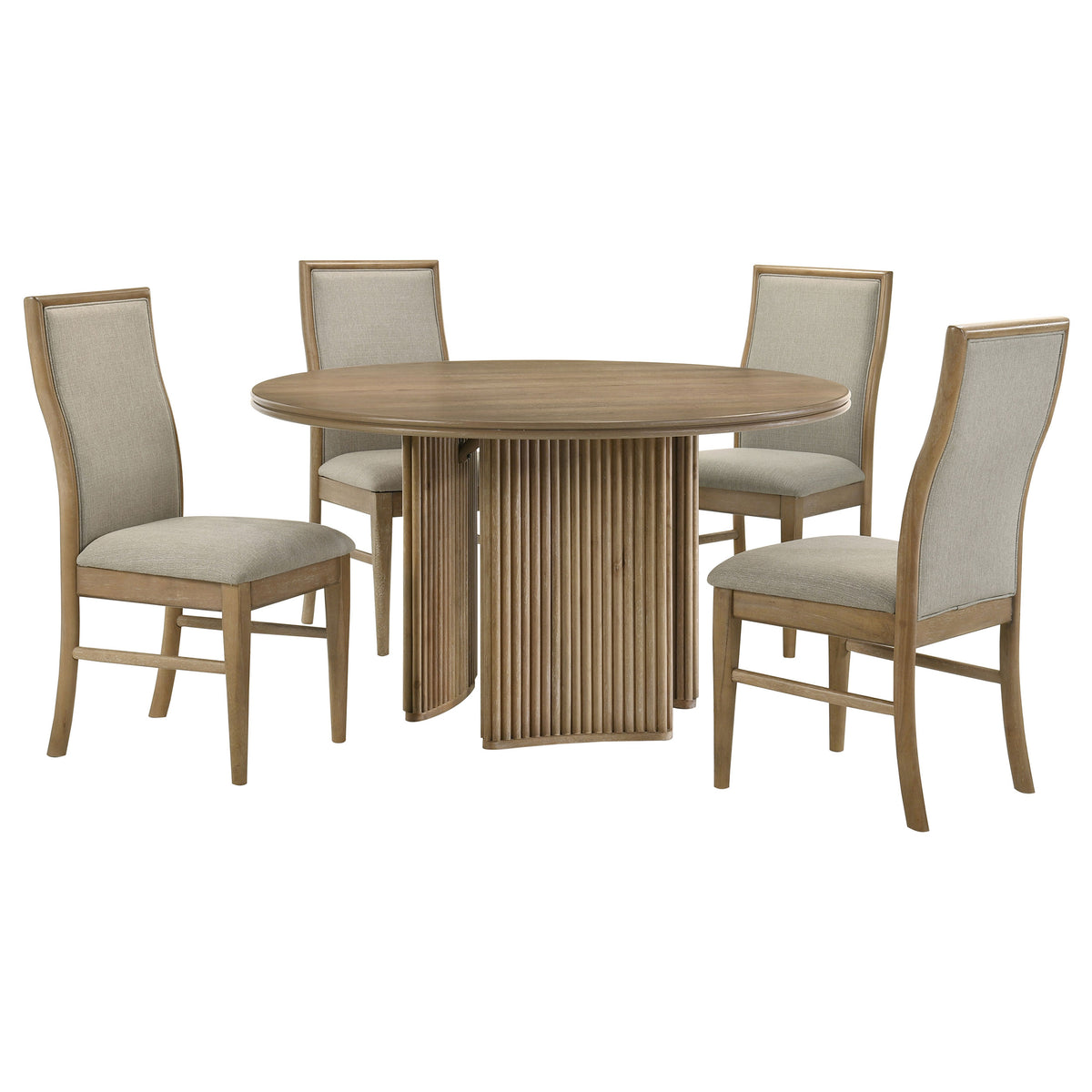 Adina Round Pedestal or Extension Dining Table & Sets – View 24