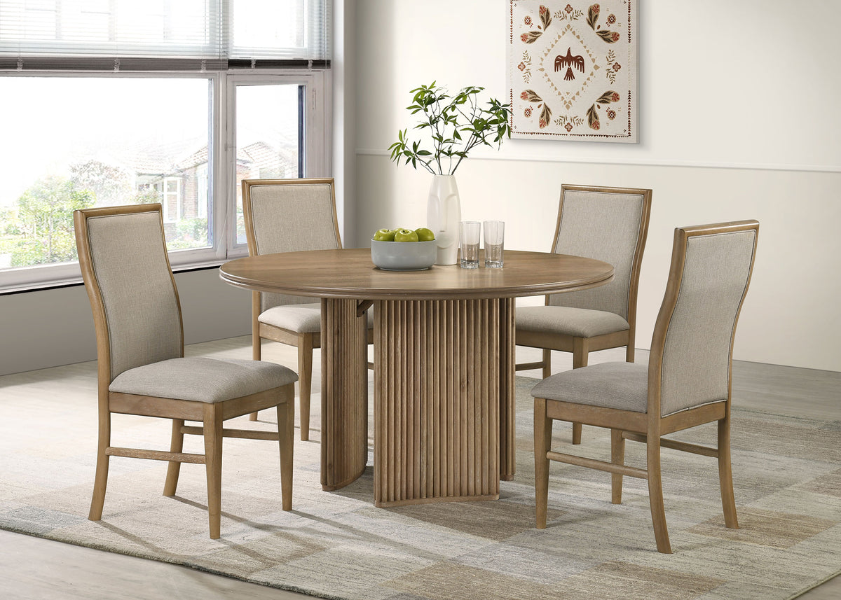 Adina Round Pedestal or Extension Dining Table & Sets – View 22
